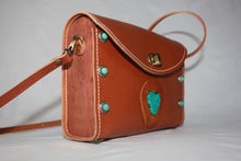 Leather & Wood Cross Body Bag